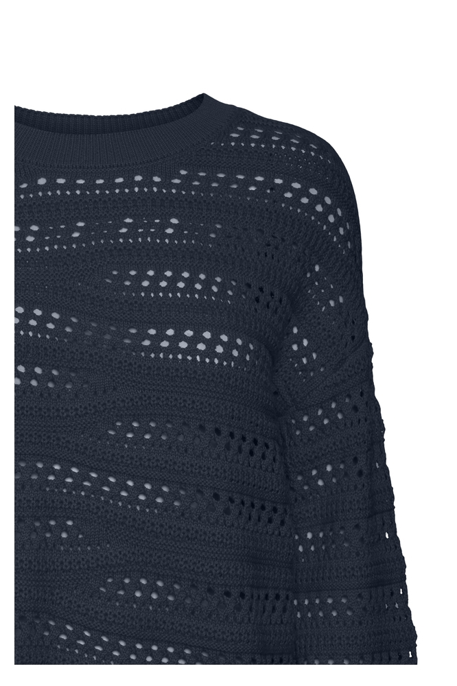 VMLILJA LS O-NECK PULLOVER GA 10321472 Navy Blazer